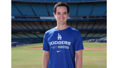 Photograph of Dodgers Manager of Performance Operations, Will Ireton.